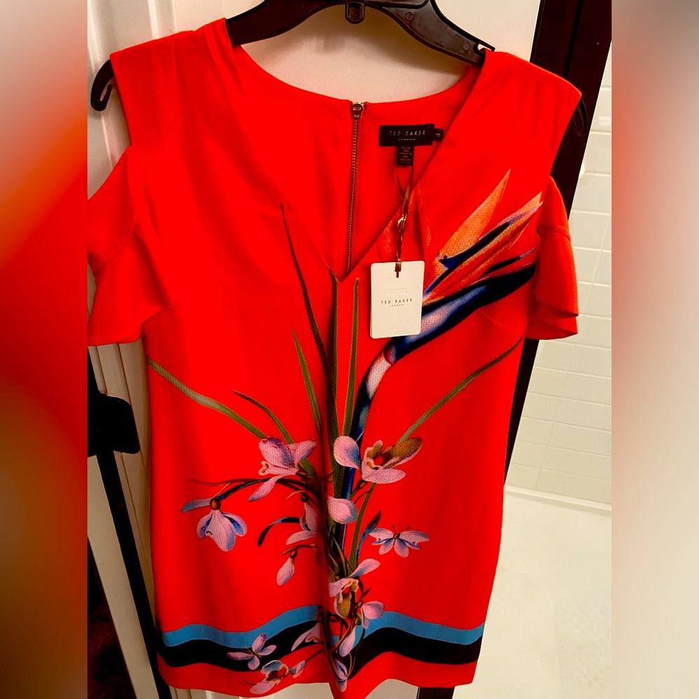 Ted Baker Tropical Print Dress